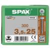 SPAX 0151010350253 vrut s půlkulatou hlavou 3.5 mm 25 mm T-STAR plus ocel 300 ks