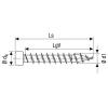 SPAX 1211010601205 sada kulatých šroubů do plechu 6 mm 120 mm T-STAR plus ocel 100 ks
