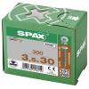 SPAX 0151010350303 vrut s půlkulatou hlavou 3.5 mm 30 mm T-STAR plus ocel 300 ks