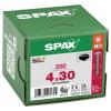 SPAX 0201040400303 půlkulaté šrouby 4 mm 30 mm T-STAR plus ocel 200 ks