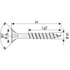 SPAX 0191040300403 šroub ze zápustnou hlavou 3 mm 40 mm T-STAR plus ocel 200 ks