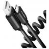 AXAGON Kabel USB-C USB 2.0 USB-A zástrčka, USB-C ® zástrčka 0.6 m černá pozlacené kontakty BUCM-AM10TB