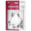 AXAGON Kabel USB-C USB 2.0 USB-A zástrčka, USB-C ® zástrčka 0.6 m černá pozlacené kontakty BUCM-AM10TB