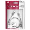 AXAGON Kabel USB-C USB 3.2 Gen1 USB-C ® zástrčka 2 m černá pozlacené kontakty BUCM3-CM20AB