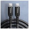 AXAGON Kabel USB-C USB 2.0 USB-C ® zástrčka 2 m černá BUCM-CM20AB
