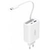 Ansmann 230PD USB nabíječka, Navíjecí kabel USB-C®, 1x USB A , 2x USB-C®, 30 W, Dodávka energie, bílá