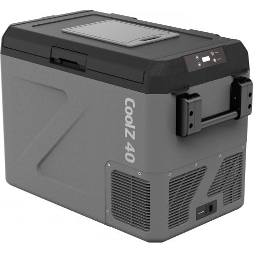 ProUser CoolZ 40 přenosná lednice (autochladnička) Energetická třída (EEK2021): B (A - G) kompresor 12 V, 24 V, 230 V šedočerná 40 l -20 °C