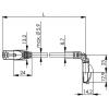 Telegärtner 100008012 RJ45 síťové kabely, propojovací kabely CAT 6A S/FTP 0.5 m zelená samozhášecí, S průchodkou chránící proti zlomení 1 ks