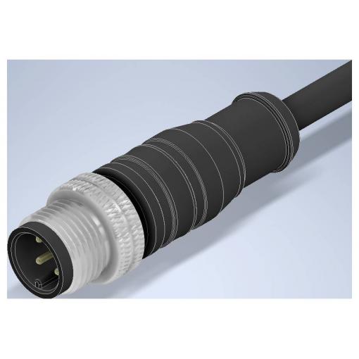 W & P Products 882-5-05-1100-3-0100-0-217 upravený zástrčkový konektor pro senzory - aktory, 94552, piny: 5, 100 cm, 1 ks