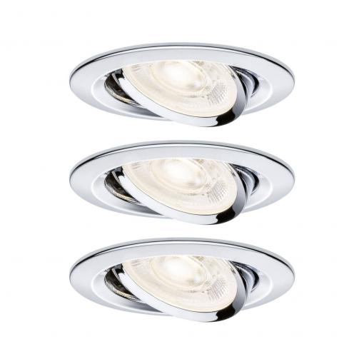 Paulmann 92274 Nova LED vestavné svítidlo, GU10, 4.9 W, chrom