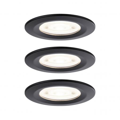 Paulmann 92311 Nova LED vestavné svítidlo, GU10, 4.9 W, černá (matná)