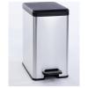 Curver DECO Bin 213300 odpadkový koš, 25 l, (š x v x h) 250 x 450 x 420 mm, stříbrná, černá, 1 ks