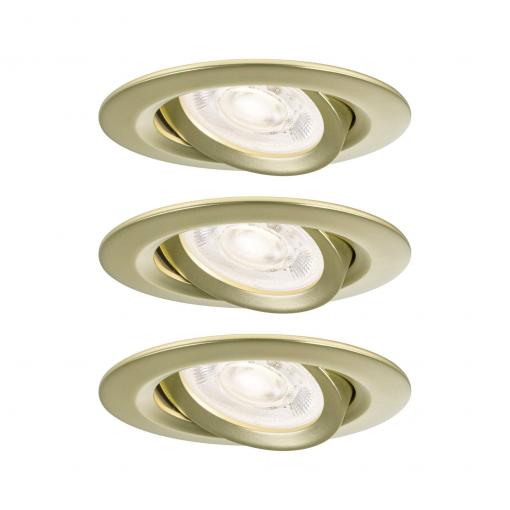 Paulmann 92419 Nova LED vestavné svítidlo, GU10, 4.9 W, zlatá (matná)