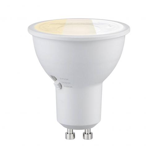 Paulmann 29284 LED Energetická třída (EEK2021) E (A - G) GU10 6.9 W teplá bílá (Ø x v) 50 mm x 56 mm 1 ks