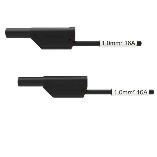 Schützinger VSFK 8501 / SIL1 / 150 / SW propojovací kabel 150 cm černá 1 ks