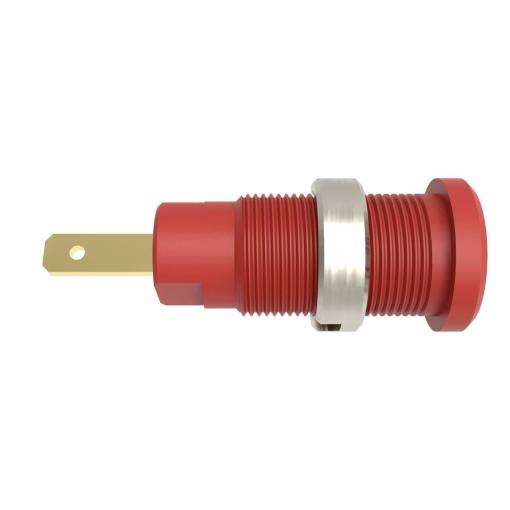 Schützinger DI SEB 8660 Au / RT bezpečnostní vestavná zásuvka 4 mm červená 1 ks Piece