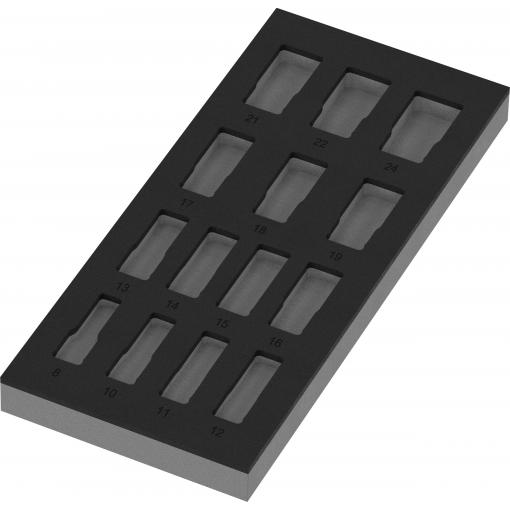 Wera 05137317001 9828 Pěnová vložka (d x š x v) 342 x 172 x 30 mm
