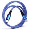 Smrter Nabíjecí kabel USB USB-C ® zástrčka 1 m modrá MAGNETO_C2C_BL_R