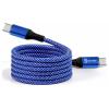 Smrter Nabíjecí kabel USB USB-C ® zástrčka 1 m modrá MAGNETO_C2C_BL_R