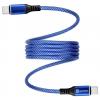 Smrter Nabíjecí kabel USB USB-C ® zástrčka 1 m modrá MAGNETO_C2C_BL_R