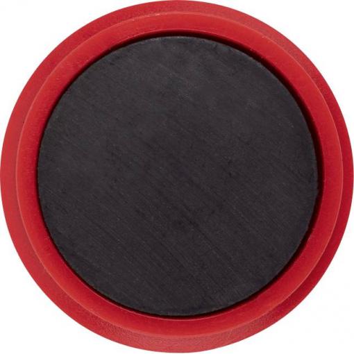 magnetoplan magnet Basic Serie (Ø) 38 mm kulatý červená 10 ks 1863806