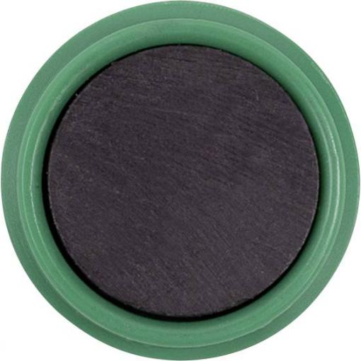 magnetoplan magnet Basic Serie (Ø) 24 mm kulatý zelená 10 ks 1862405