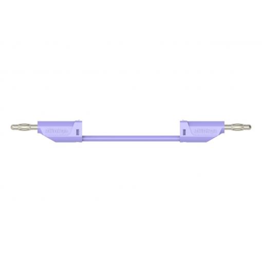 Schützinger MFK 15 / 2.5 / 100 / PVI měřicí kabel Zástrčka Zástrčka 100 cm fialová 1 ks