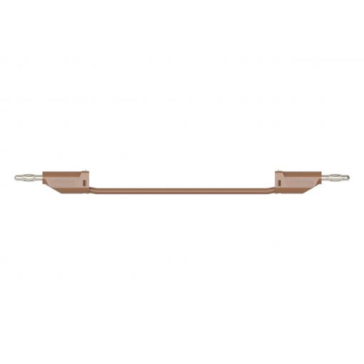 Schützinger MFK 15 / 1 / 25 / BR měřicí kabel 25 cm hnědá 1 ks