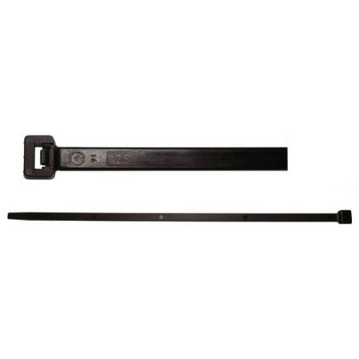 CellPack 146434, KS 4.5/360/BK, stahovací pásky, 4.5 mm, 360 mm, černá, odolné vůči olejům, odolná vůči UV záření, 100 ks