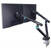 Digitus držák na stůl pro monitor 2 Displej: (s) 88,9 cm (35) černá otočný, nastavitelná výška, naklápěcí, otočný, nakláněcí