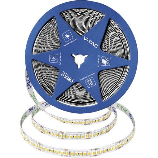 V-TAC VT-2835 2126016 LED pásek Energetická třída (EEK2021): E (A - G) volný konec 24 V 10 m studená bílá 10 m