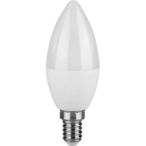 V-TAC 2111116 LED Energetická třída (EEK2021) F (A - G) E14 svíčkový tvar 6.5 W = 45 W teplá bílá 1 ks