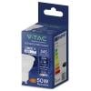 V-TAC 215116 LED Energetická třída (EEK2021) F (A - G) GU10 žárovka 4.5 W = 50 W studená bílá stmívatelná 1 ks