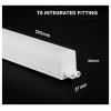 V-TAC VT-035 LED svítidlo zápustné LED T5 4 W Energetická třída (EEK2021): F (A - G) přírodní bílá