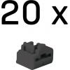 LINDY 47892 Portové zámky RJ45 černá