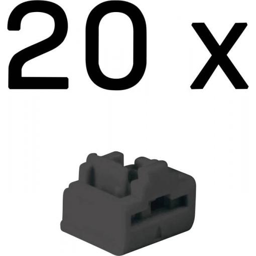 LINDY 47892 Portové zámky RJ45 černá
