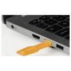 LINDY 47897 Portové zámky RJ-45 + klíč oranžová