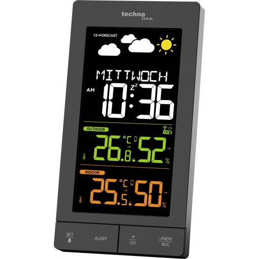 Techno Line WS6458 digitální bezdrátová meteostanice Počet senzorů (max.) 3 ks