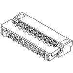 Molex Konektor FFC / FPC 503566-2100, 1 ks Bulk