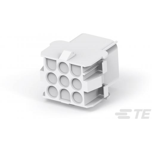TE Connectivity Universal-MATE-N-LOK Konektor pro desku plošných spojů 9, rozteč 6.35 mm, 927231-7, 1 ks Box