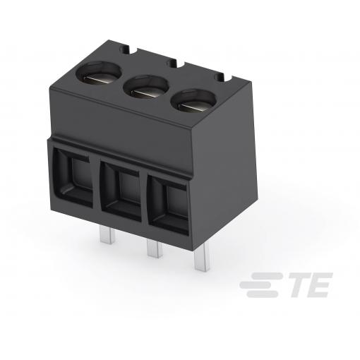 TE Connectivity 2-1776112-3, kabelová svorka, 0.08-1.4 mm², kontakty 3, černá, Box, 1 ks