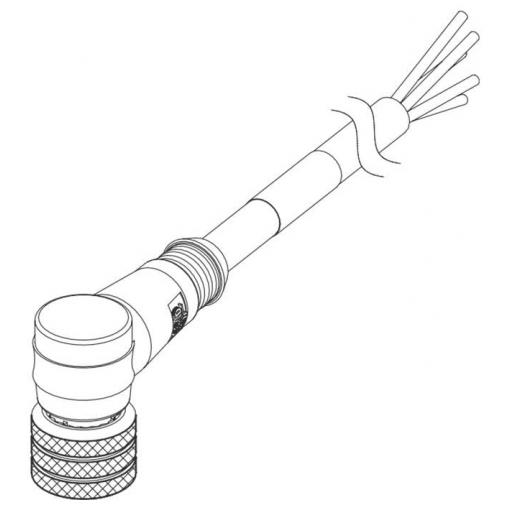 Molex upravený zástrčkový konektor pro senzory - aktory, 1200658719, 10.0 m, 1 ks