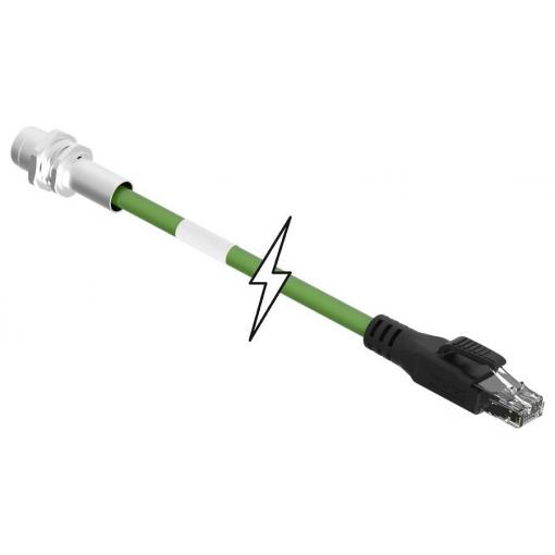 Molex upravený zástrčkový konektor pro senzory - aktory, 1201080519, 1.0 m, 1 ks