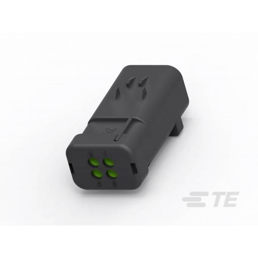 TE Connectivity AMPSEAL16 Konektor pro desku plošných spojů 4, rozteč 5.3 mm, 1717674-4, 1 ks Bag