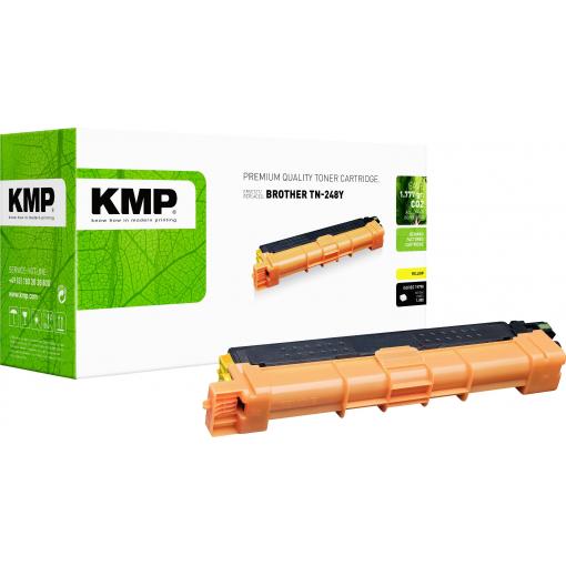 KMP Toner náhradní Brother TN248Y kompatibilní žlutá 1000 Seiten 1273,0009 1273,0009