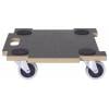 TOOLCRAFT TO-10748217 Erweiterbare plošina s kolečky , materiál MDF, max. 200 kg, 390 mm x 390 mm x 110 mm