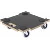 TOOLCRAFT TO-10748217 Erweiterbare plošina s kolečky , materiál MDF, max. 200 kg, 390 mm x 390 mm x 110 mm