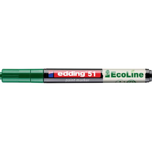 Edding 51 EcoLine 4-51-004 popisovač na laky zelená 1 mm, 2 mm