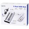 LogiLink UA0447 USB Hub 5 + 2 porty USB-A, USB-C® USB 3.2 Gen1 5 GBit/s hliník UA0447