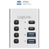 LogiLink UA0446 USB Hub 2 + 2 port USB-A, USB-C® USB 3.2 Gen1 5 GBit/s hliník UA0446